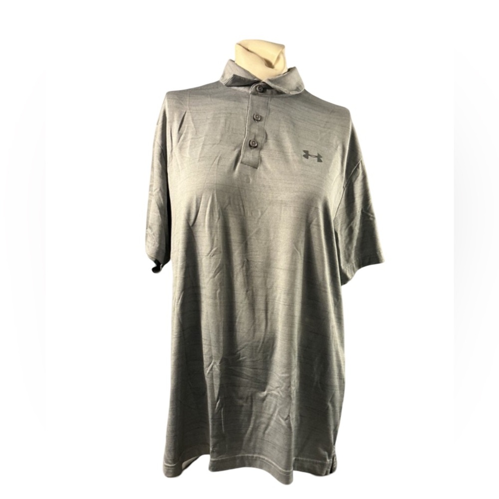 Under Armour Men's Light Gray Performance Polo